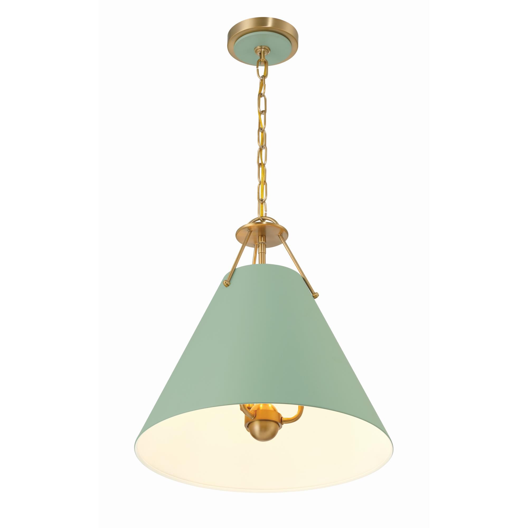 Shown in Vibrant Gold and Green finish